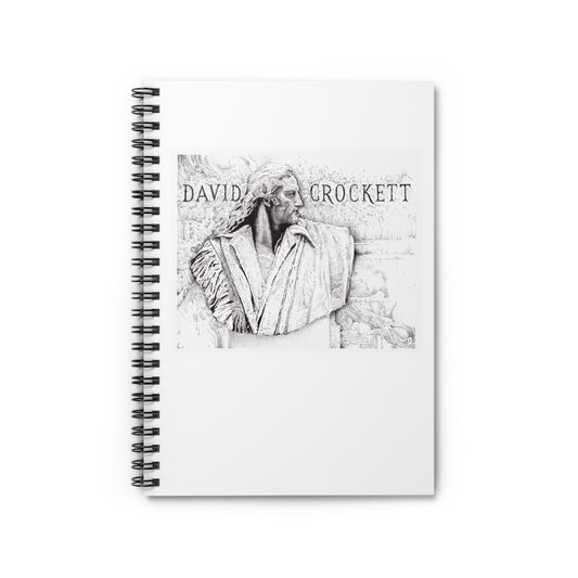 David Crockett Spiral Notebook - Ruled Line for Creative Minds