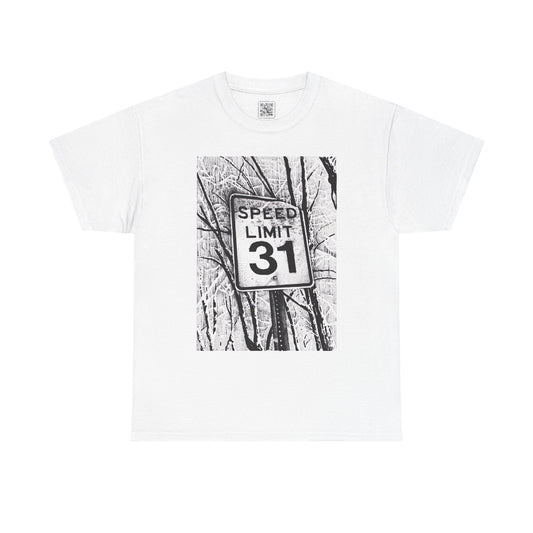 Trenton Speed Limit Unisex Heavy Cotton Tee - Unique Graphic Tee for Casual Style