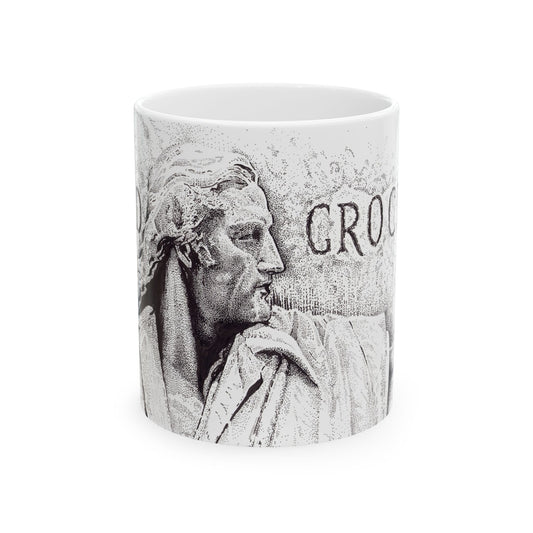 Davy Crockett Ceramic Mug - Decorative 11oz/15oz Coffee Cup