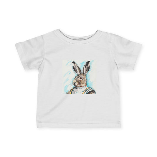 A Hare called Donkey Hote: Cute Rabbit Illustration Infant Tee - Adorable Baby T-Shirt for Every Occasion