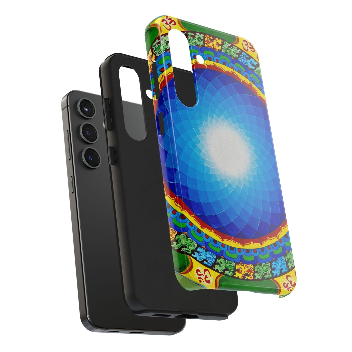 Om Mandala Tough Phone Case | Colorful Design for Stylish Protection