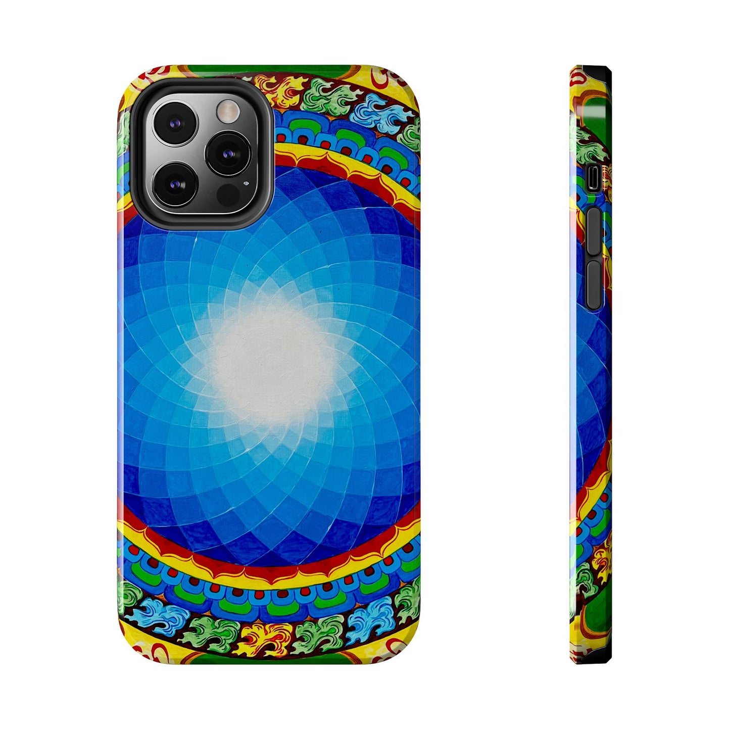 Om Mandala Tough Phone Case | Colorful Design for Stylish Protection