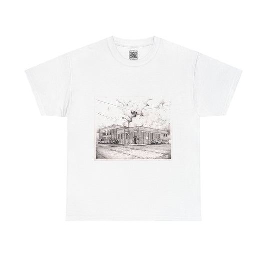 The View from Cotton's (High and Eaton) Unisex Heavy Cotton Tee - Perfect for Casual Wear and Art Lovers
