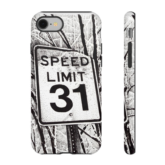 Trenton Speed Limit Phone Case - Speed Limit 31 Design