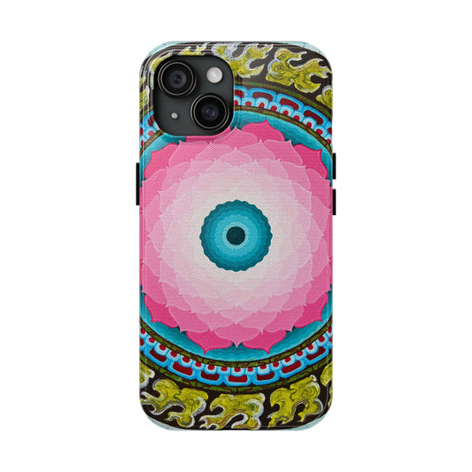 Lotus Mandala Phone Case - Tough, Colorful Protection for Your Device