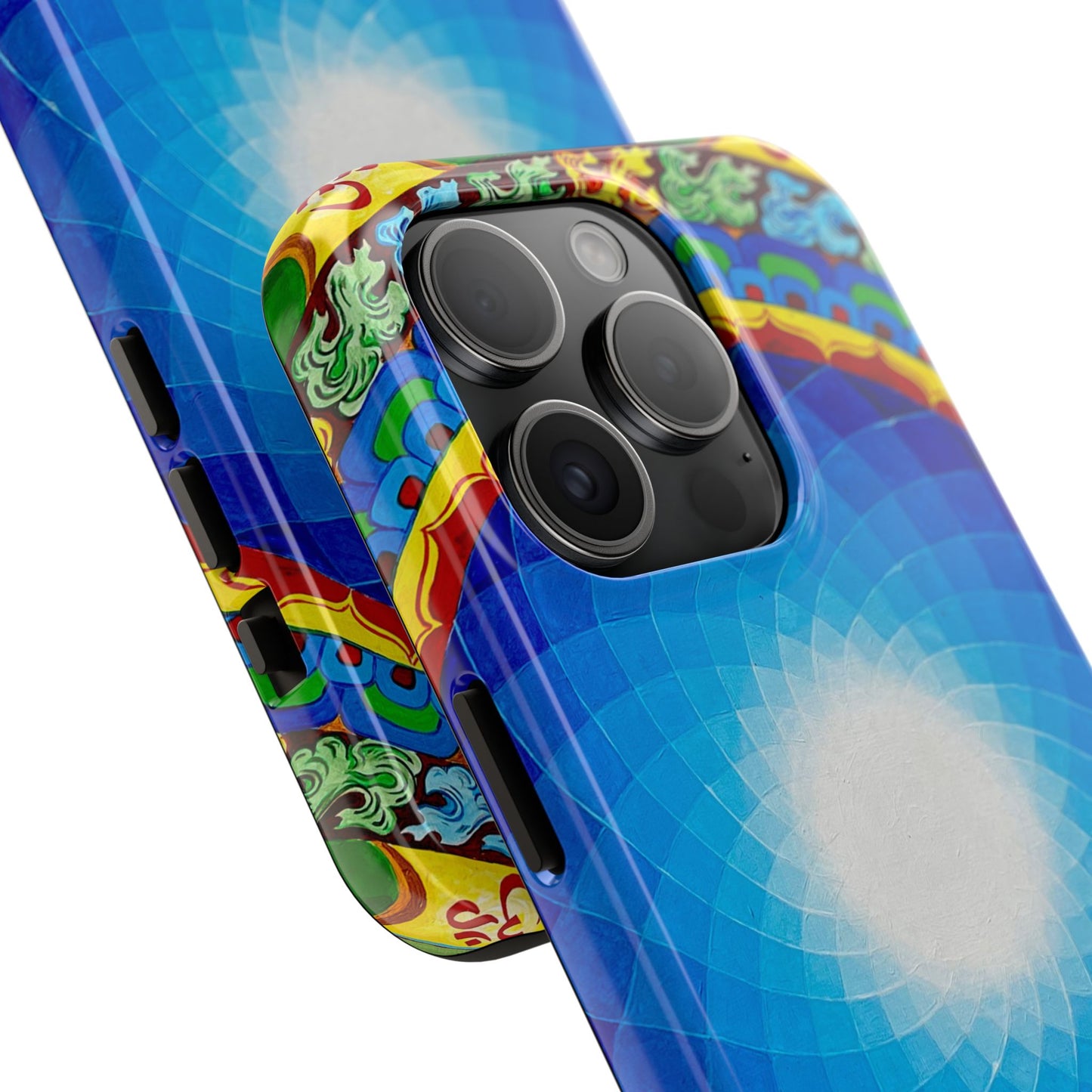 Om Mandala Tough Phone Case | Colorful Design for Stylish Protection