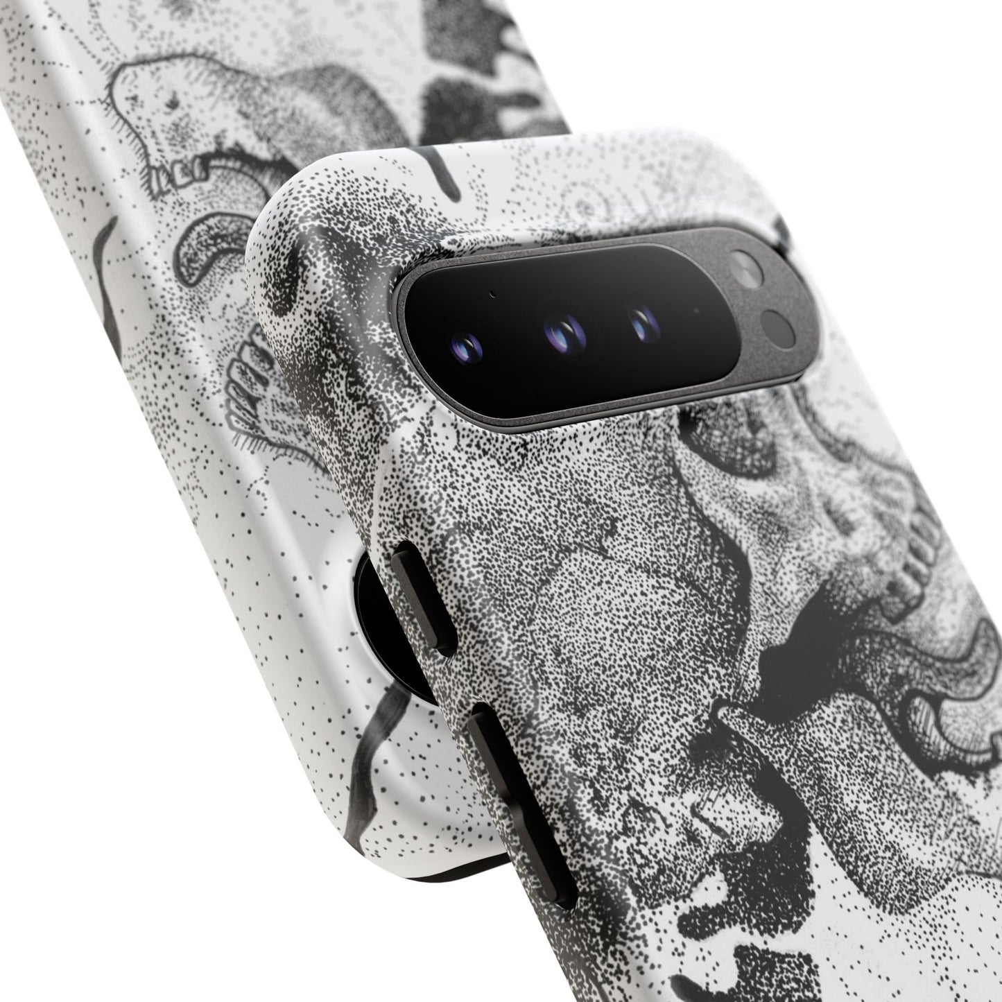 Artistic Skull Phone Case - Tough Protection for Creative Souls