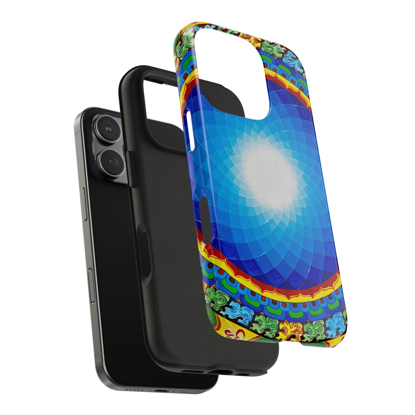 Om Mandala Tough Phone Case | Colorful Design for Stylish Protection