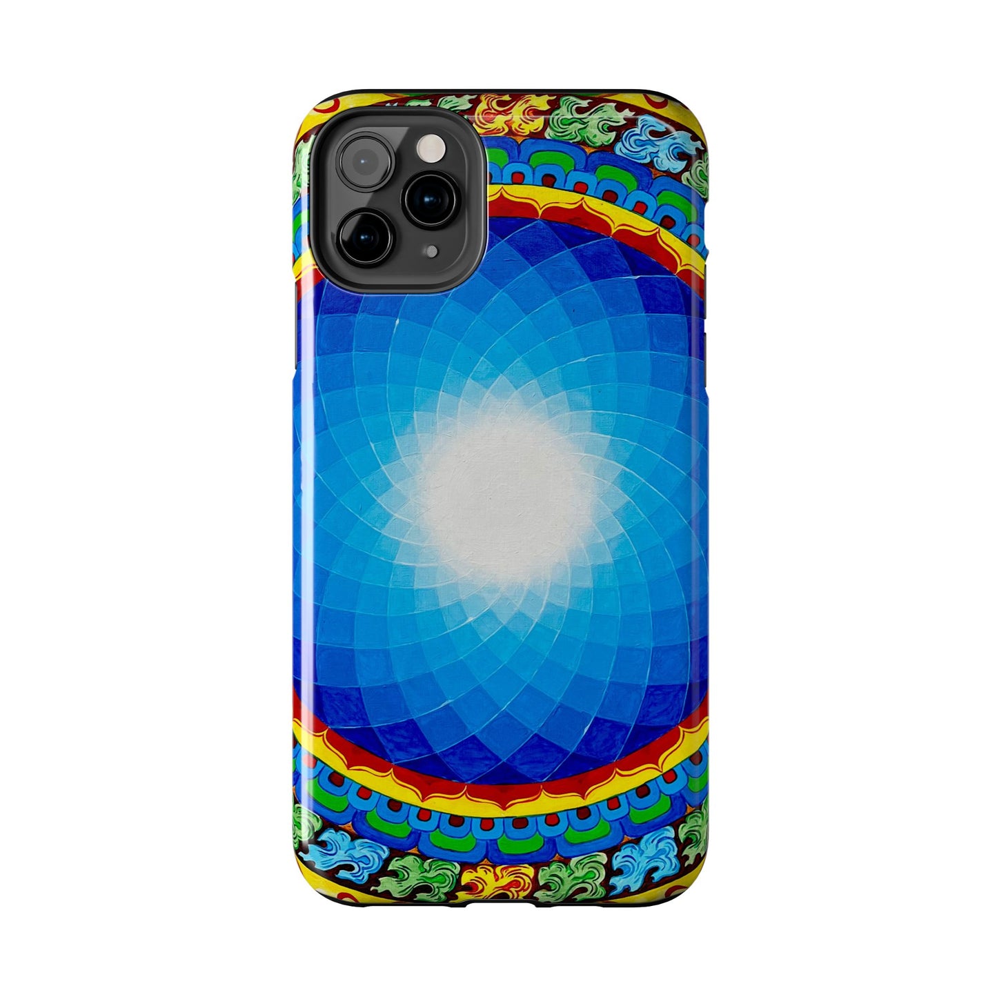 Om Mandala Tough Phone Case | Colorful Design for Stylish Protection