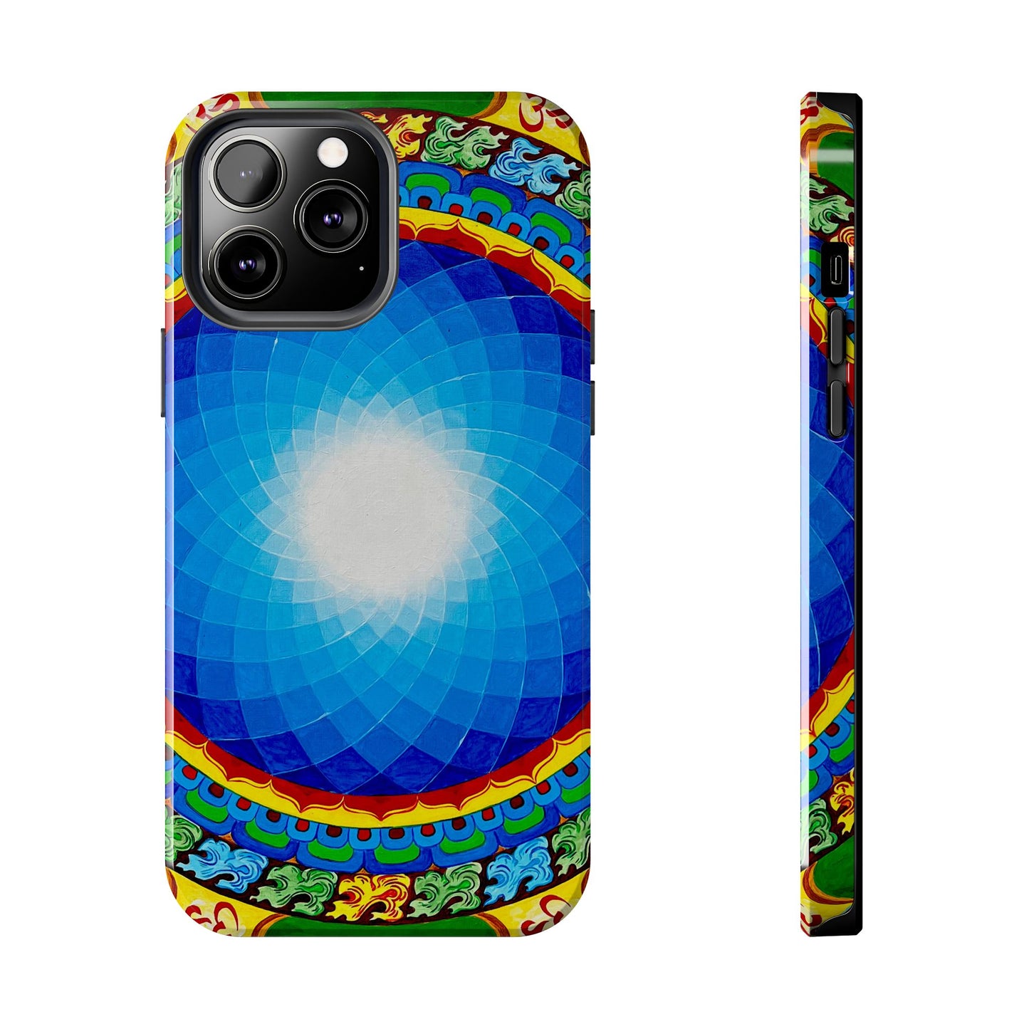 Om Mandala Tough Phone Case | Colorful Design for Stylish Protection