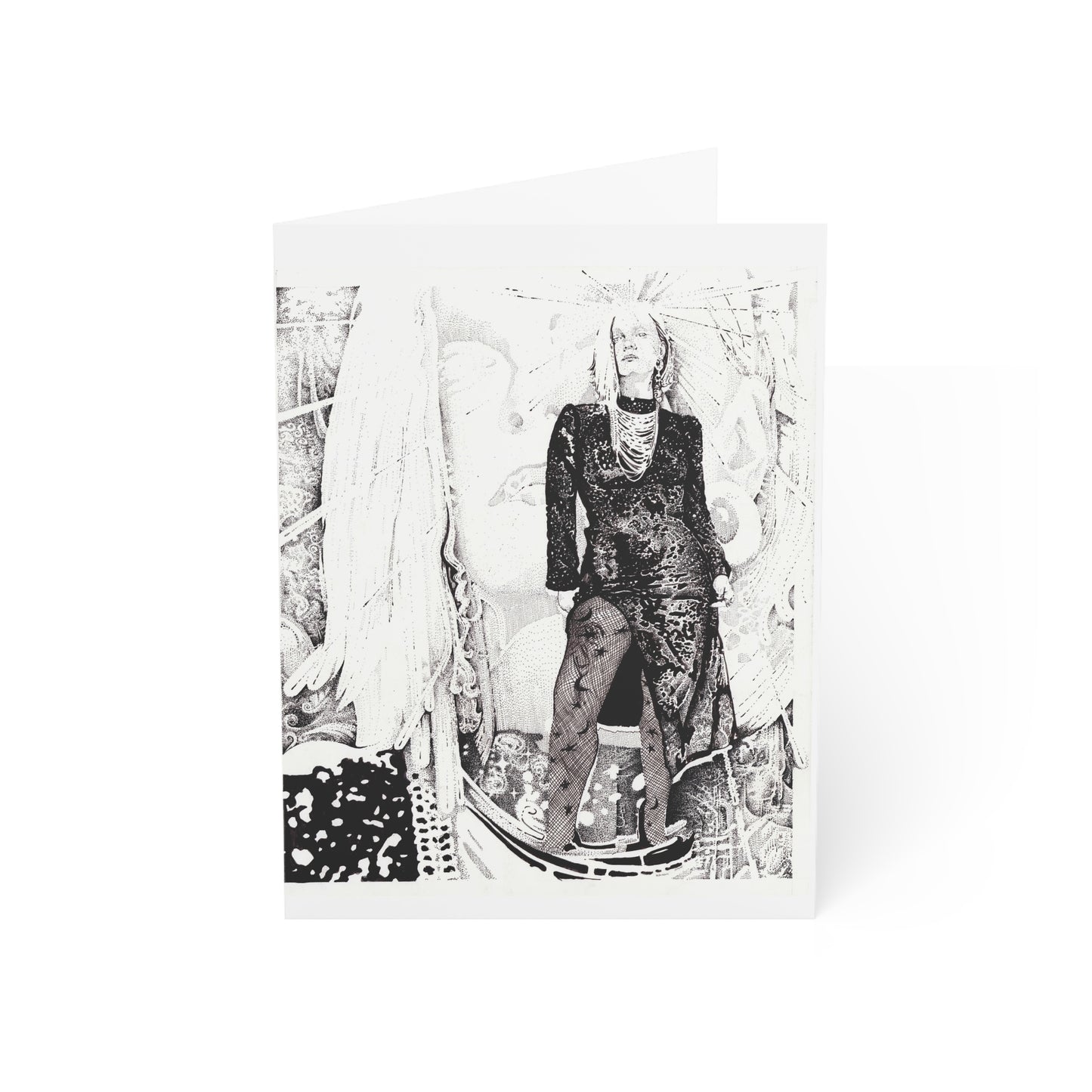Noire  Artistic Greeting Cards Pack | Unique Design for Any Occasion | 1, 10, 30, or 50 Cards, Perfect for Birthdays, Anniversaries, Thank [...]