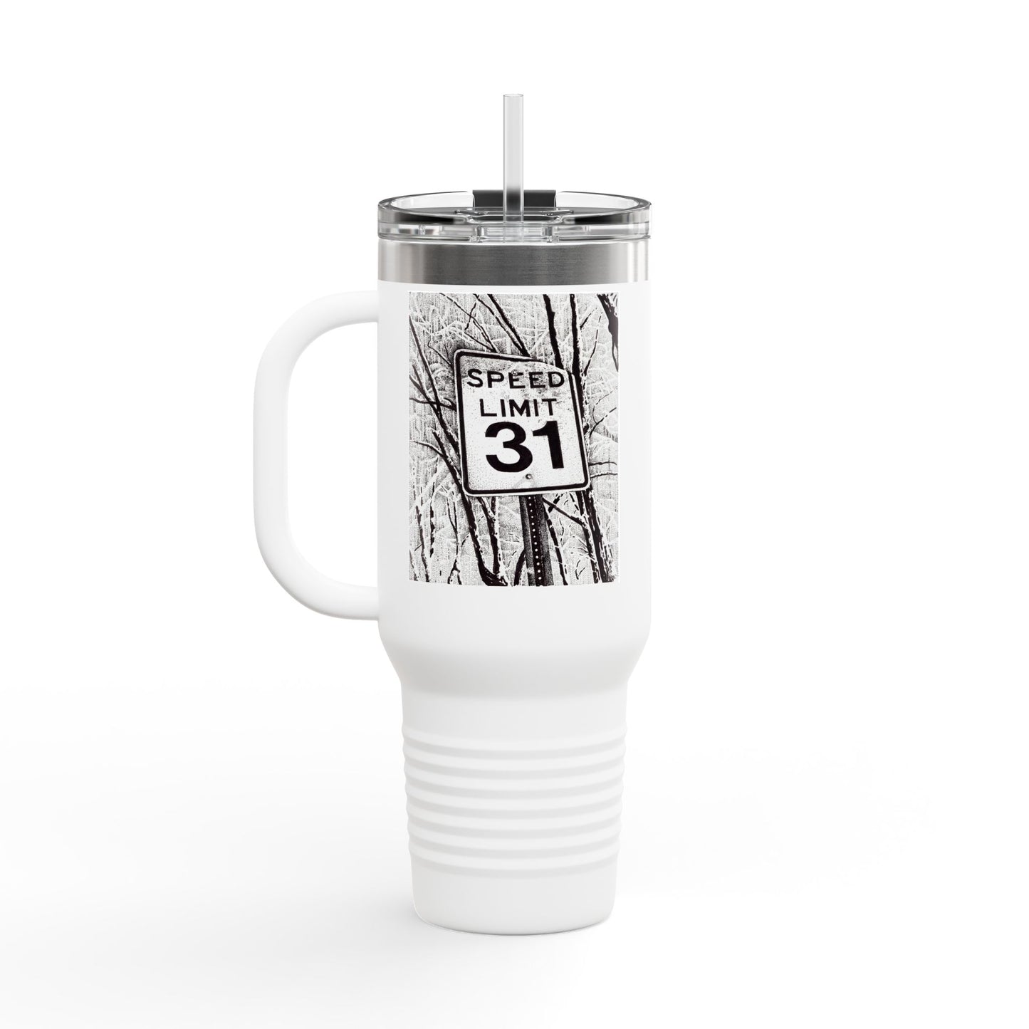 Trenton Speed Limit: Insulated Travel Mug, 40oz