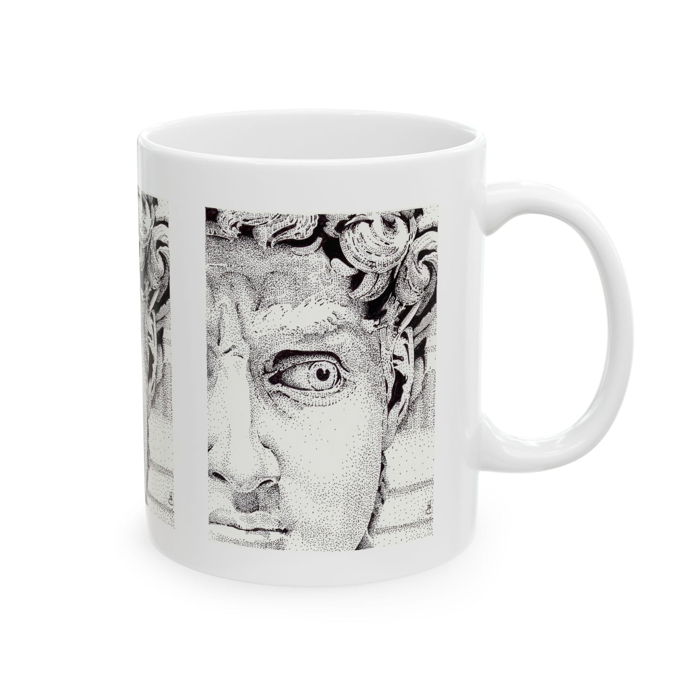 Michelangelo's David Ceramic Mug - 11oz & 15oz