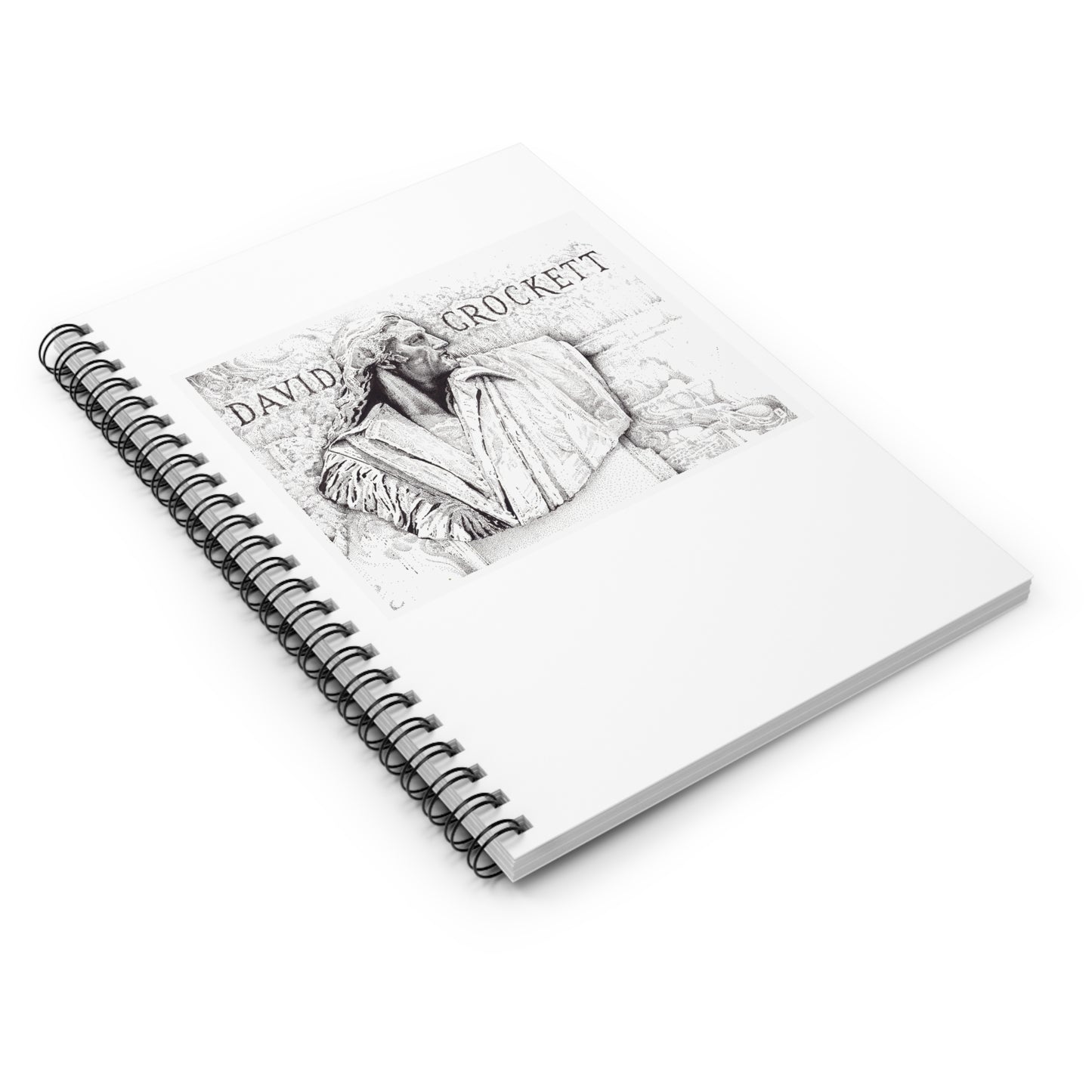 David Crockett Spiral Notebook - Ruled Line for Creative Minds