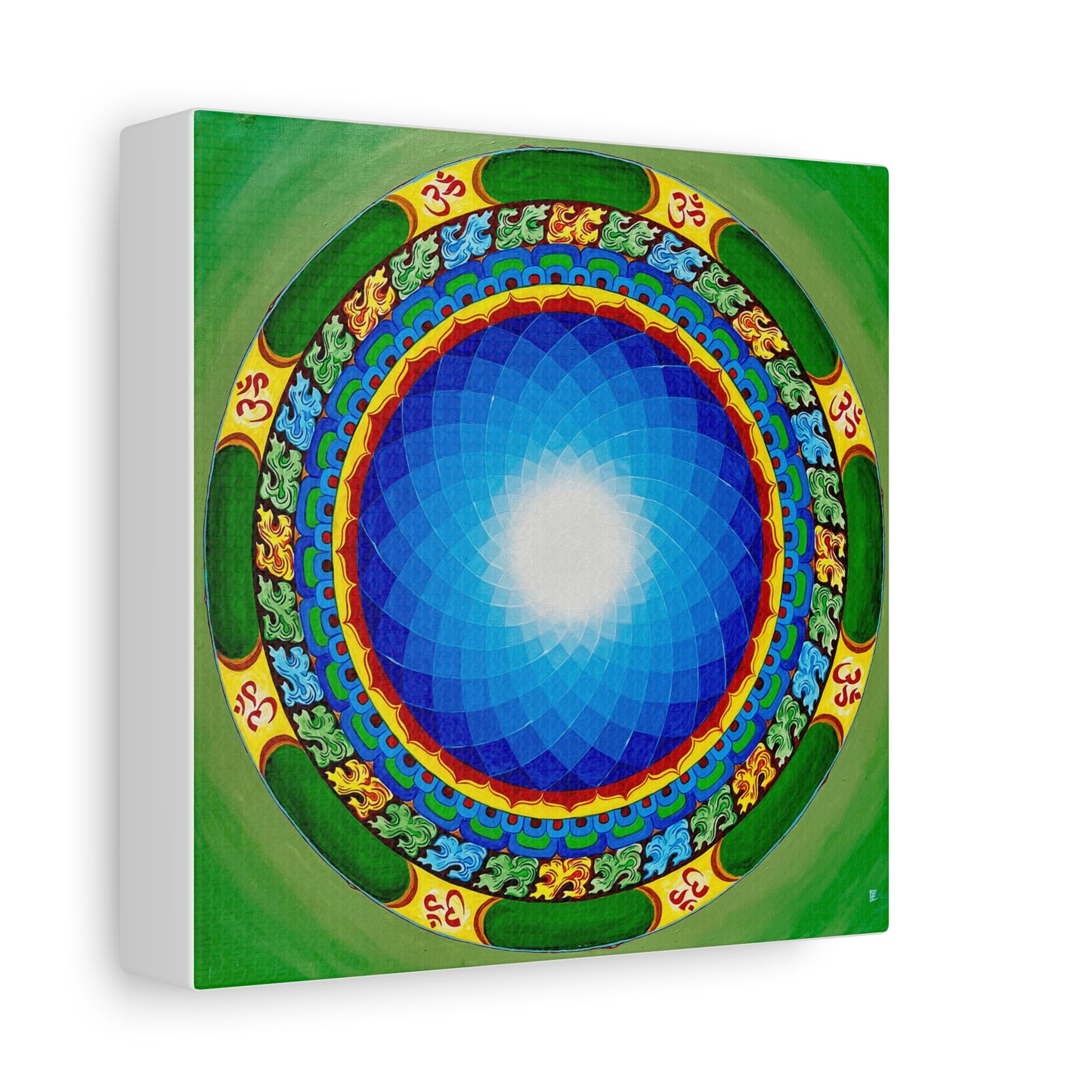Meditation Wall Art - Colorful Mandala Canvas
