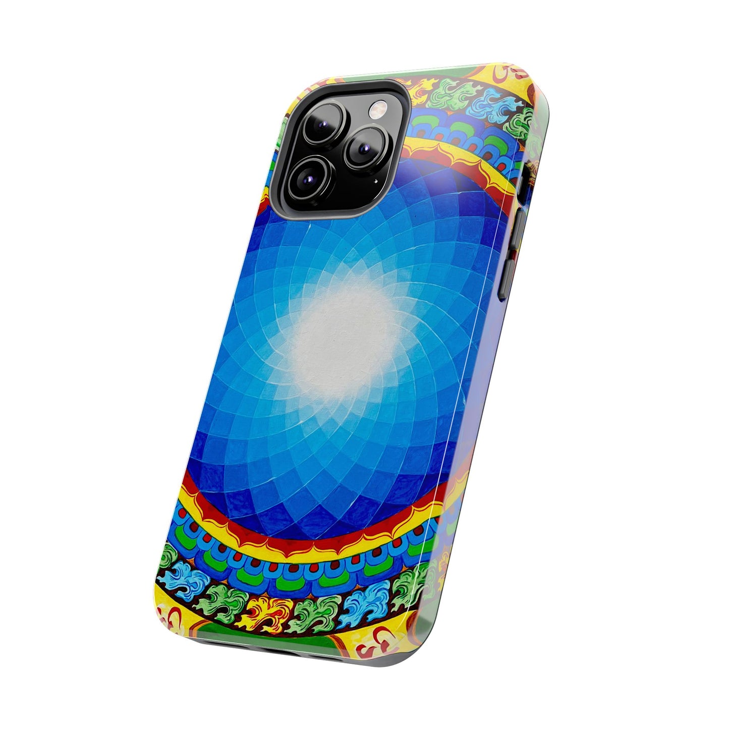 Om Mandala Tough Phone Case | Colorful Design for Stylish Protection