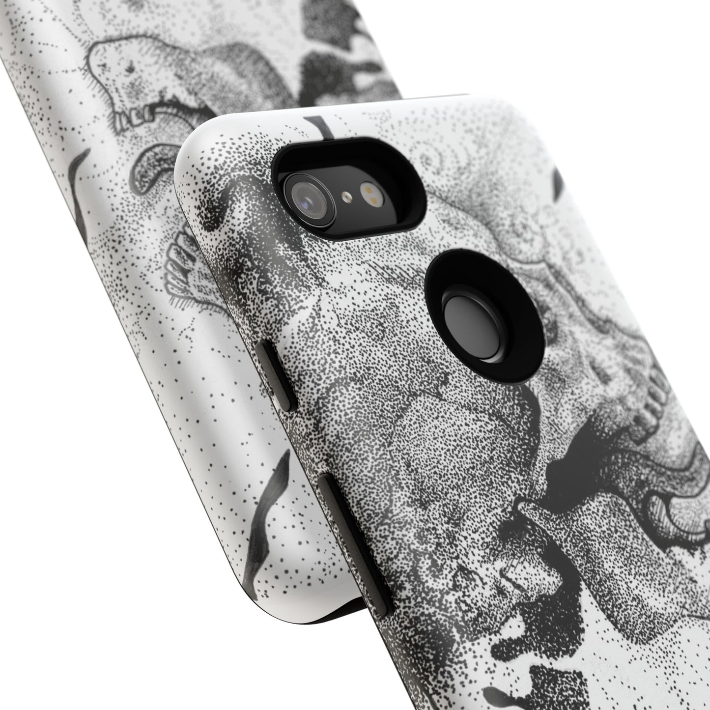 Artistic Skull Phone Case - Tough Protection for Creative Souls