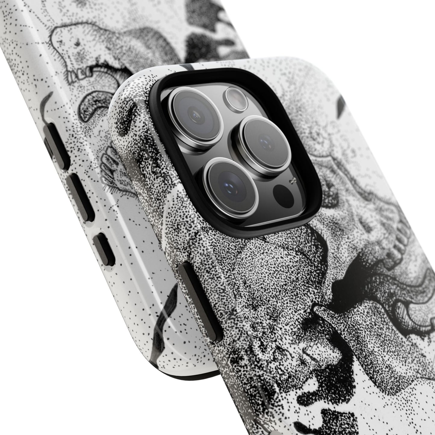Artistic Skull Phone Case - Tough Protection for Creative Souls
