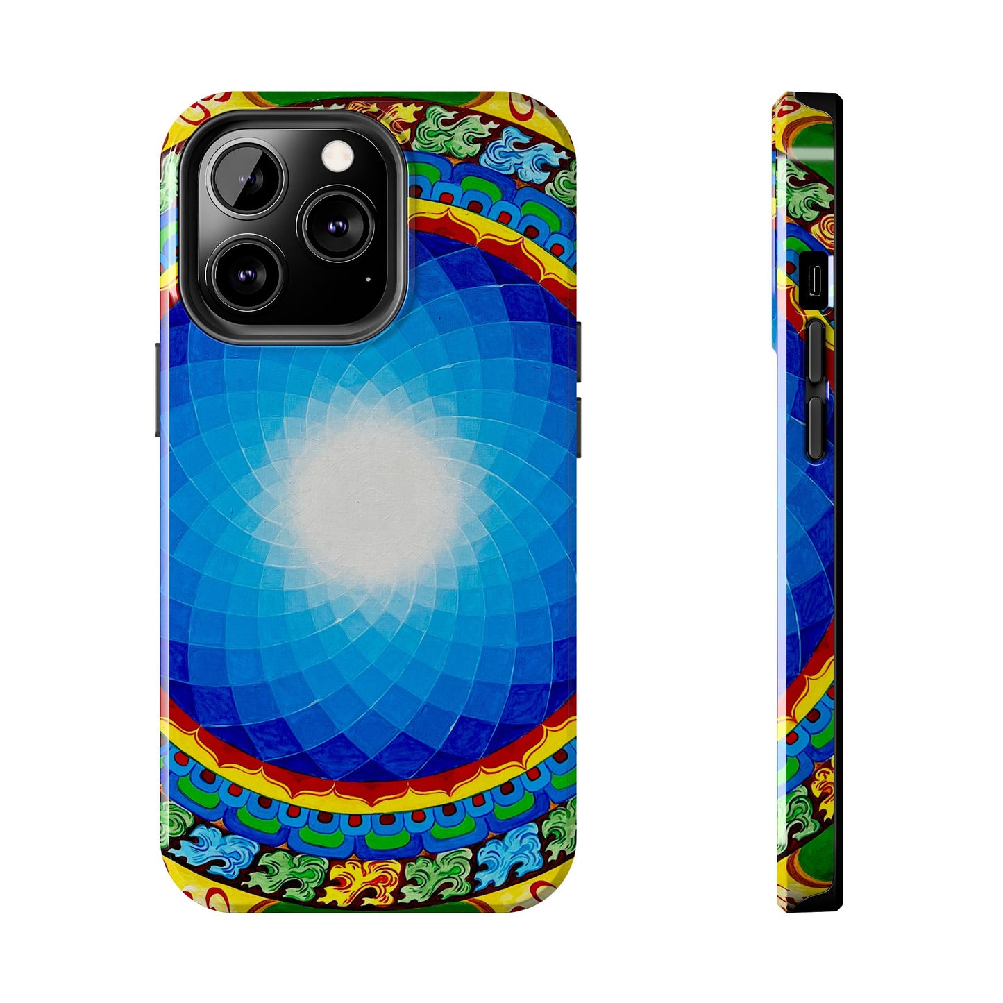 Om Mandala Tough Phone Case | Colorful Design for Stylish Protection
