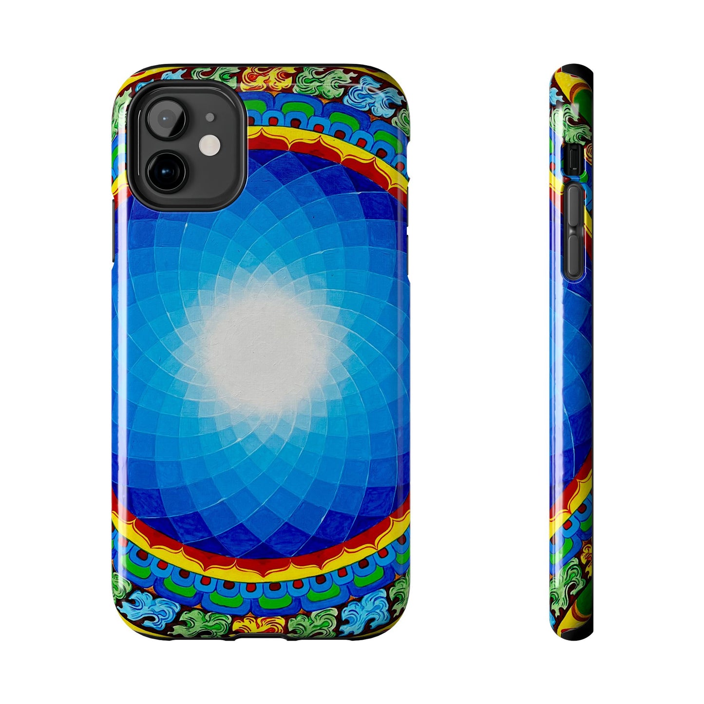 Om Mandala Tough Phone Case | Colorful Design for Stylish Protection