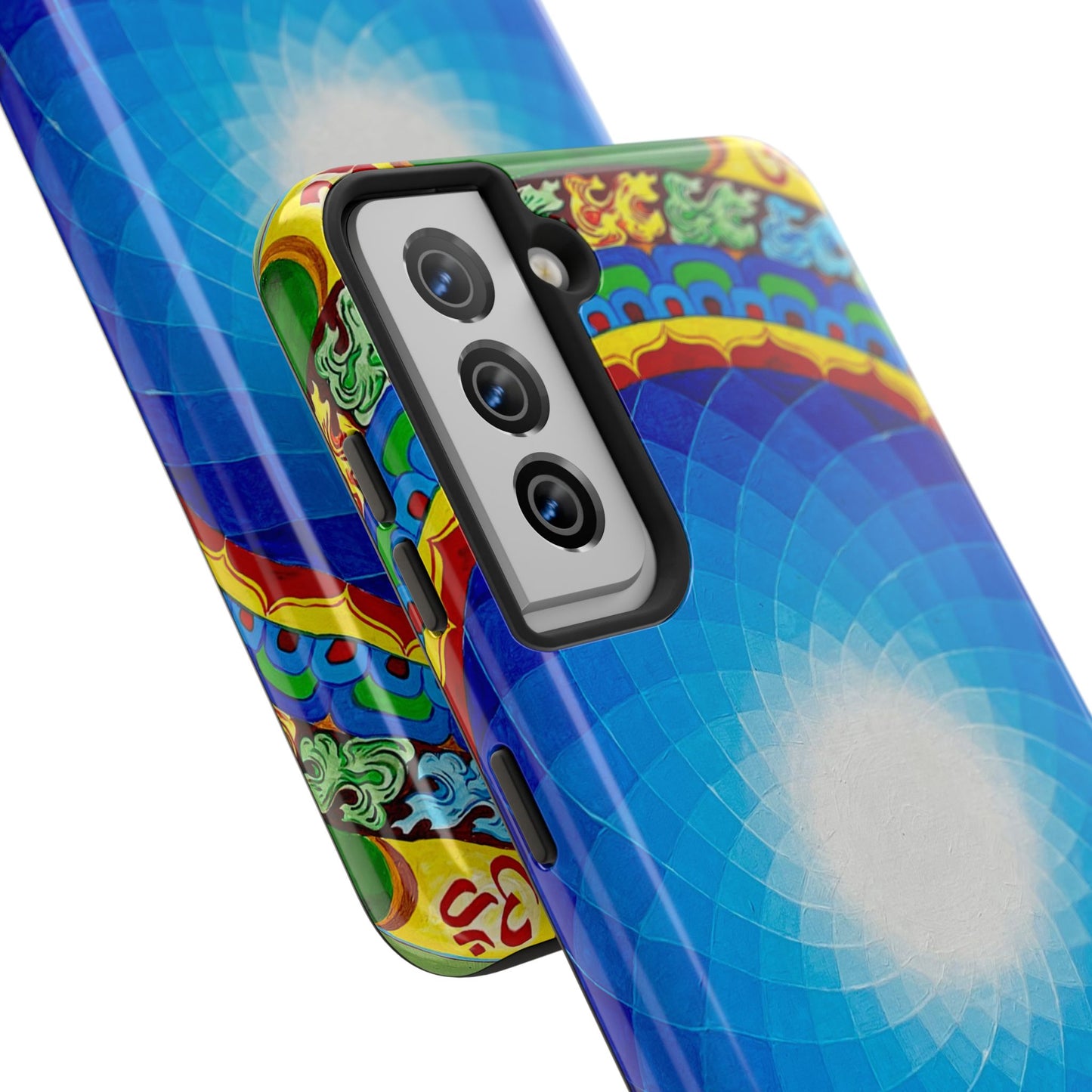 Om Mandala Tough Phone Case | Colorful Design for Stylish Protection