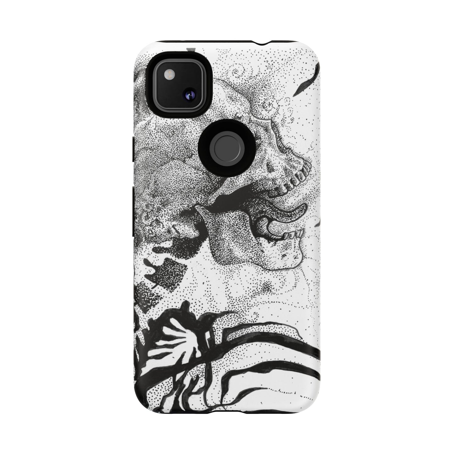 Artistic Skull Phone Case - Tough Protection for Creative Souls