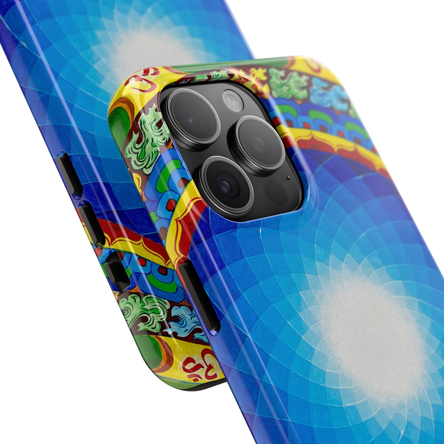 Om Mandala Tough Phone Case | Colorful Design for Stylish Protection