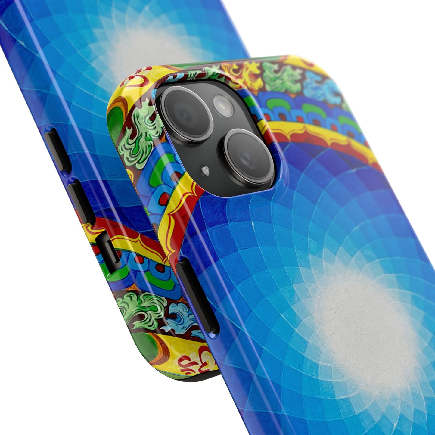 Om Mandala Tough Phone Case | Colorful Design for Stylish Protection