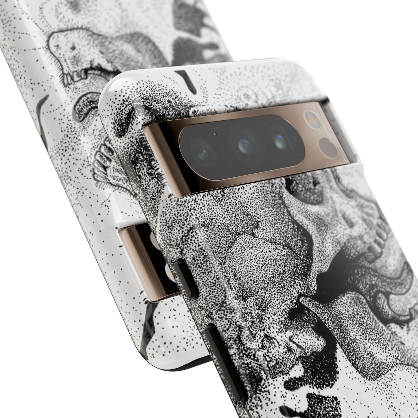 Artistic Skull Phone Case - Tough Protection for Creative Souls