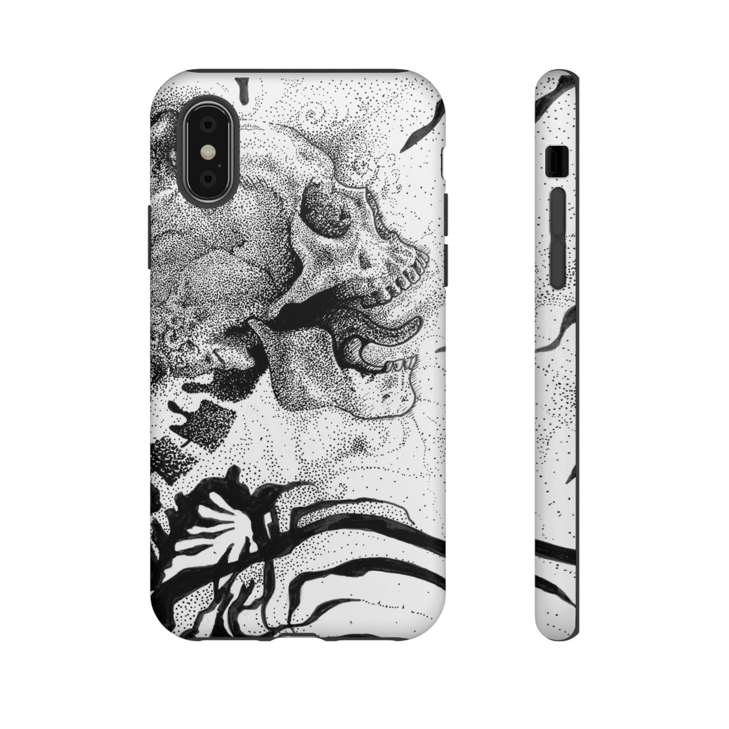 Artistic Skull Phone Case - Tough Protection for Creative Souls