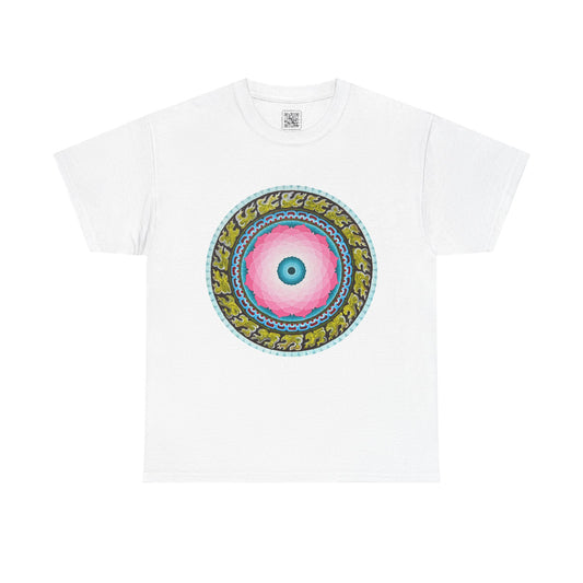 Lotus Fire Tee - Unisex Heavy Cotton T-Shirt for Comfort & Style