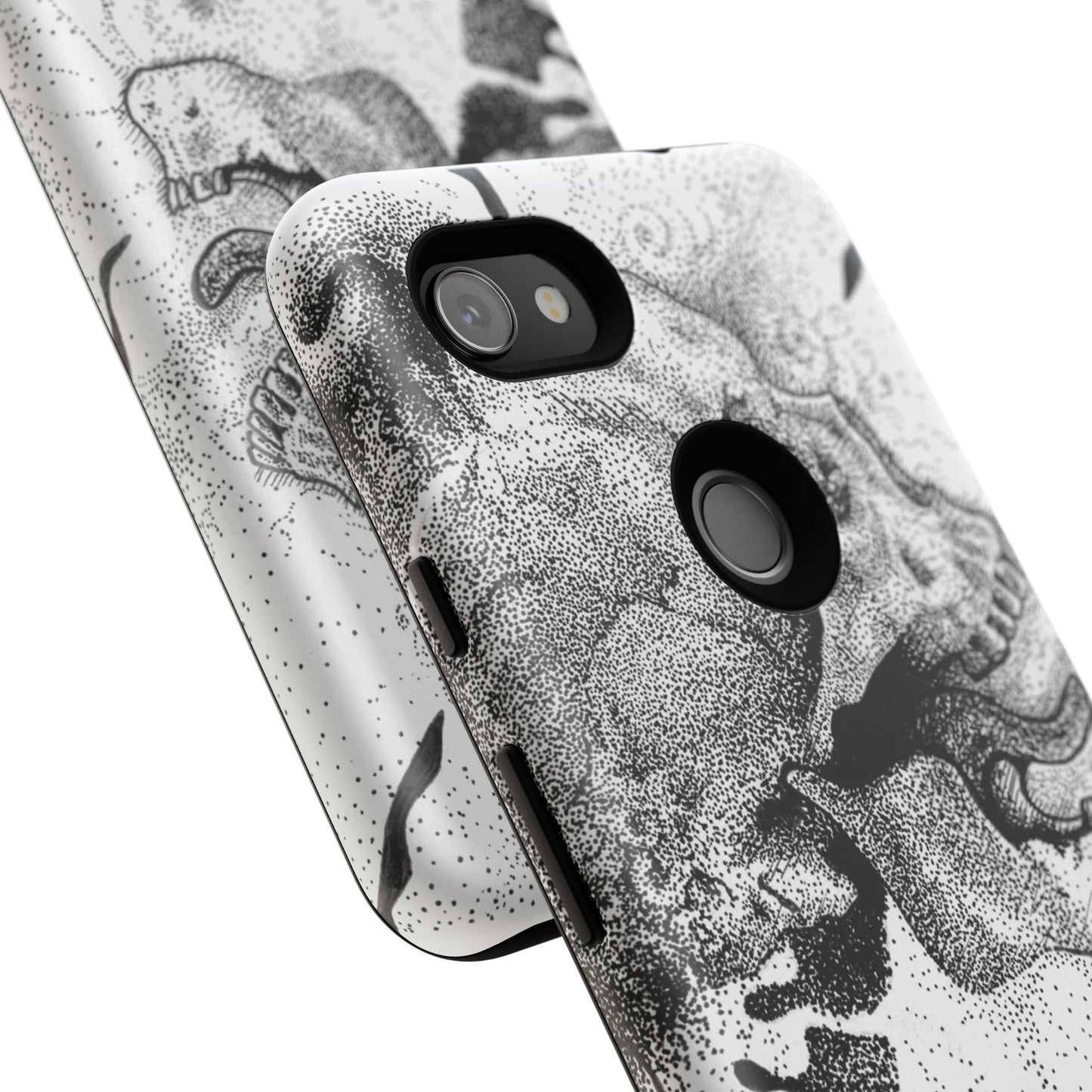 Artistic Skull Phone Case - Tough Protection for Creative Souls