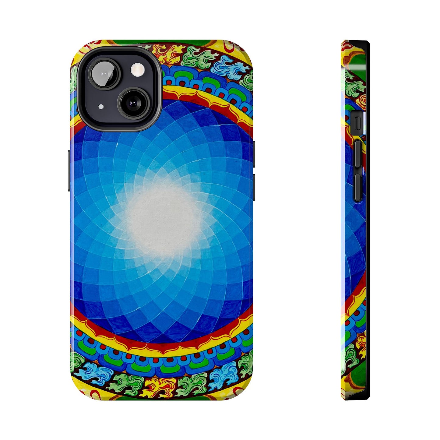 Om Mandala Tough Phone Case | Colorful Design for Stylish Protection