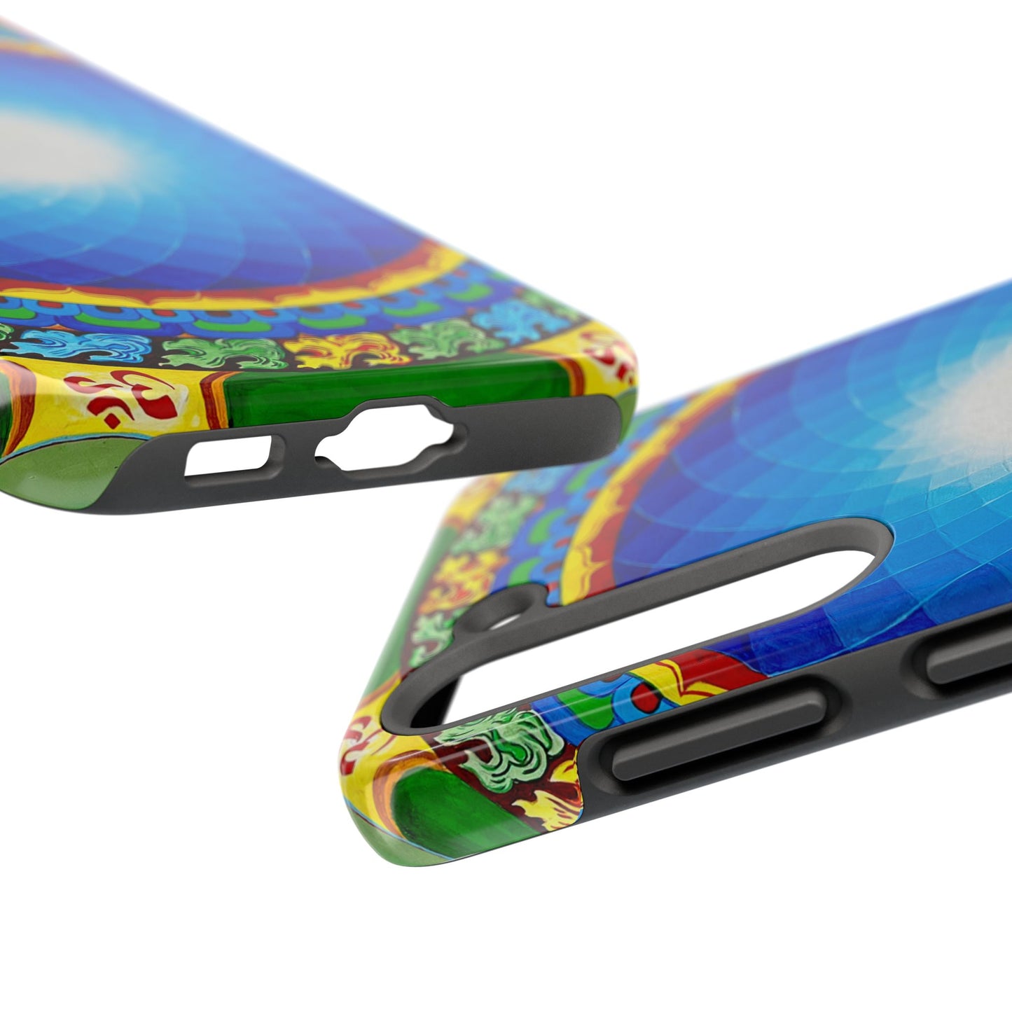 Om Mandala Tough Phone Case | Colorful Design for Stylish Protection