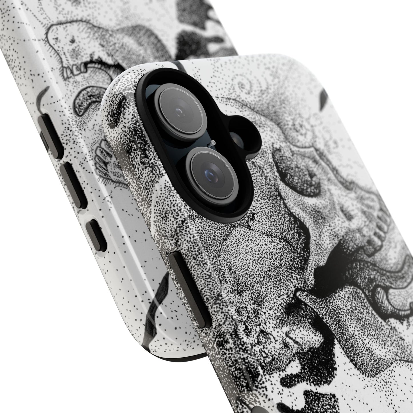 Artistic Skull Phone Case - Tough Protection for Creative Souls