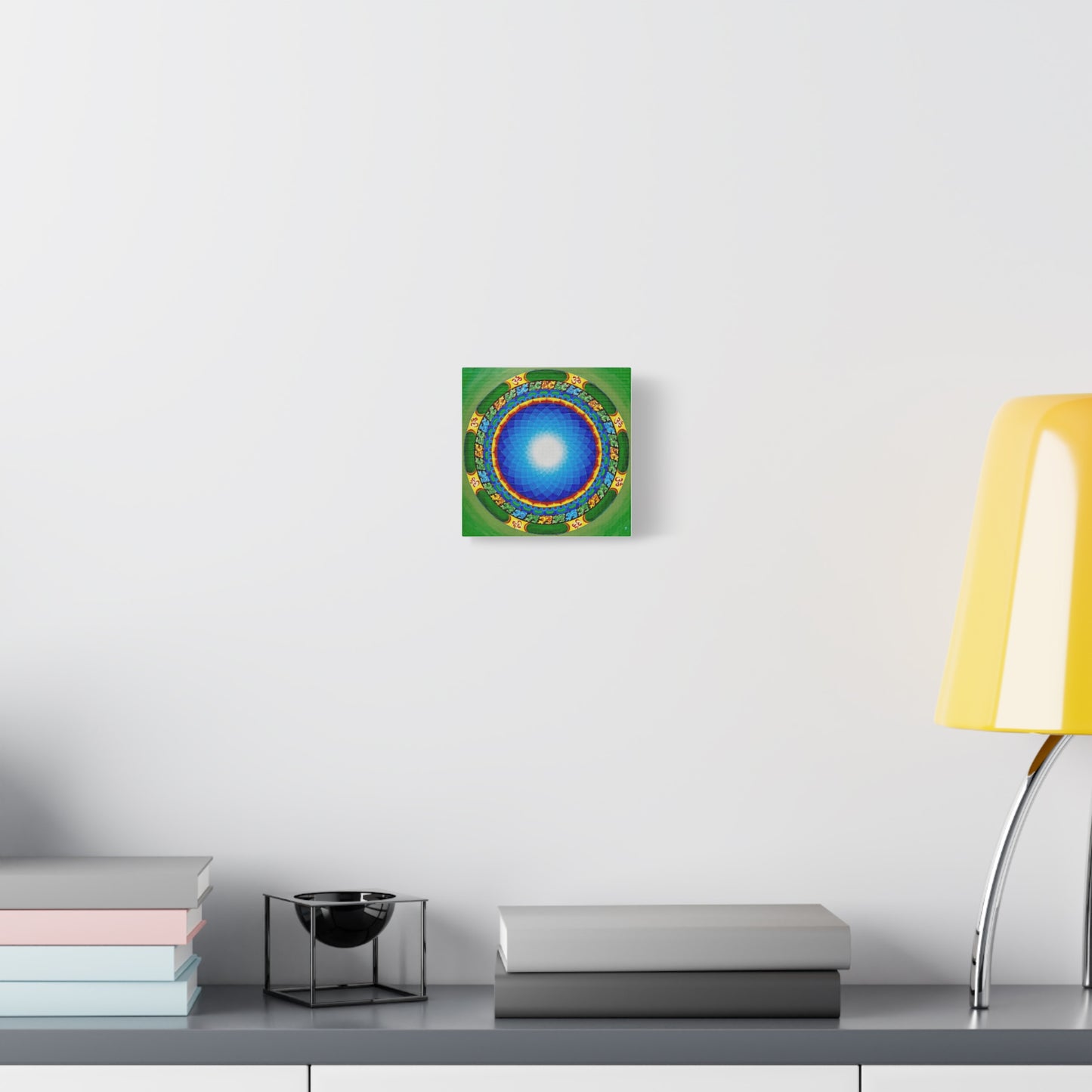 Meditation Wall Art - Colorful Mandala Canvas