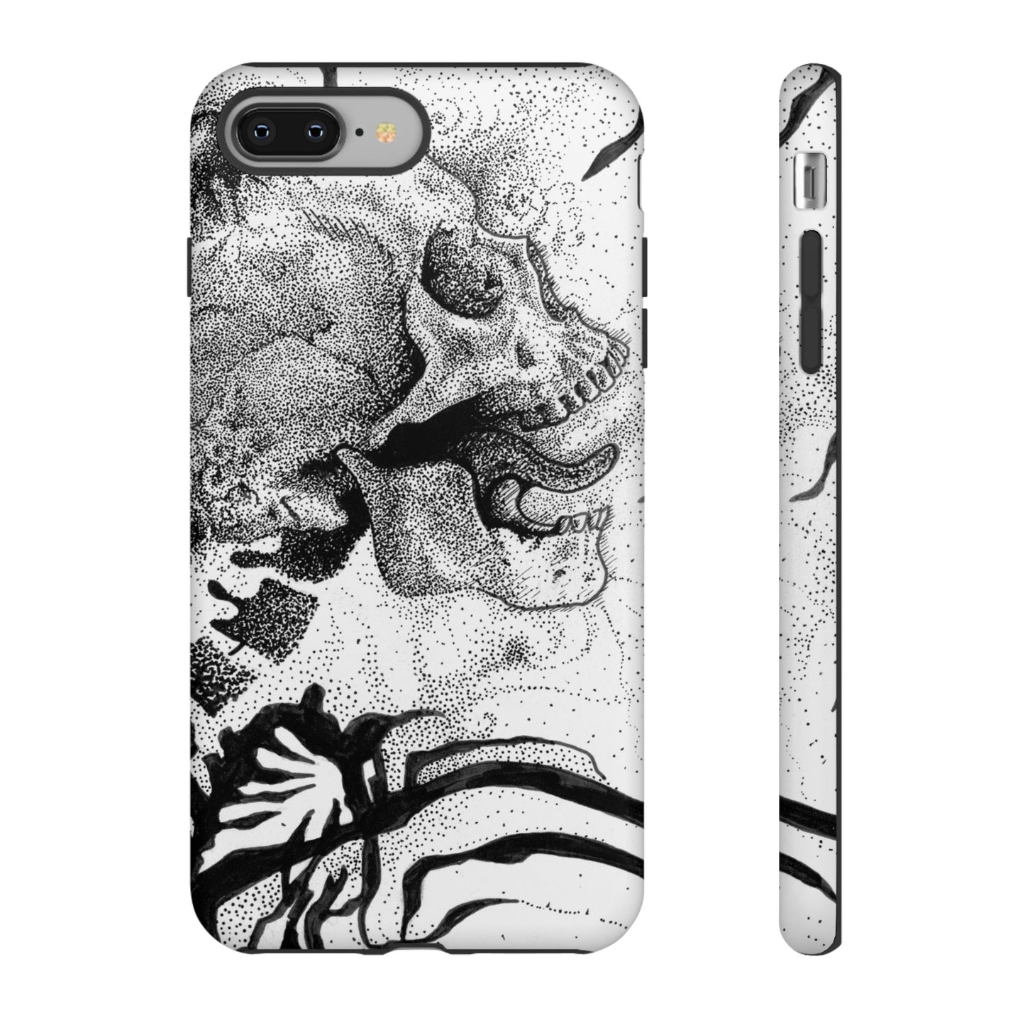 Artistic Skull Phone Case - Tough Protection for Creative Souls