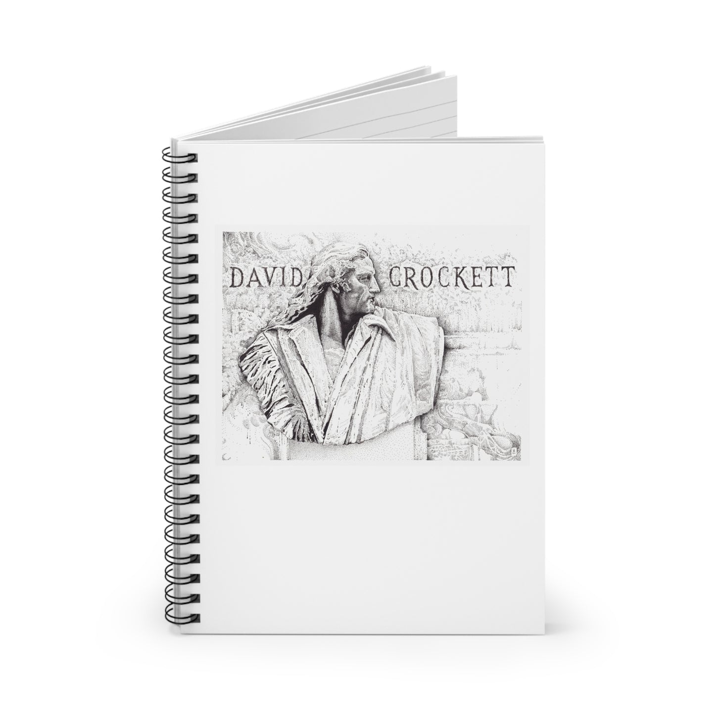 David Crockett Spiral Notebook - Ruled Line for Creative Minds