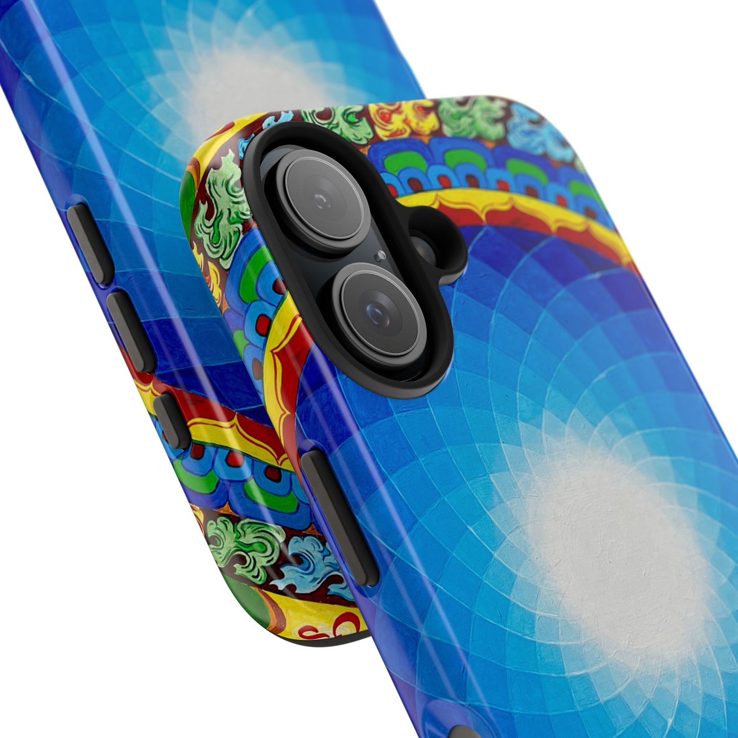 Om Mandala Tough Phone Case | Colorful Design for Stylish Protection