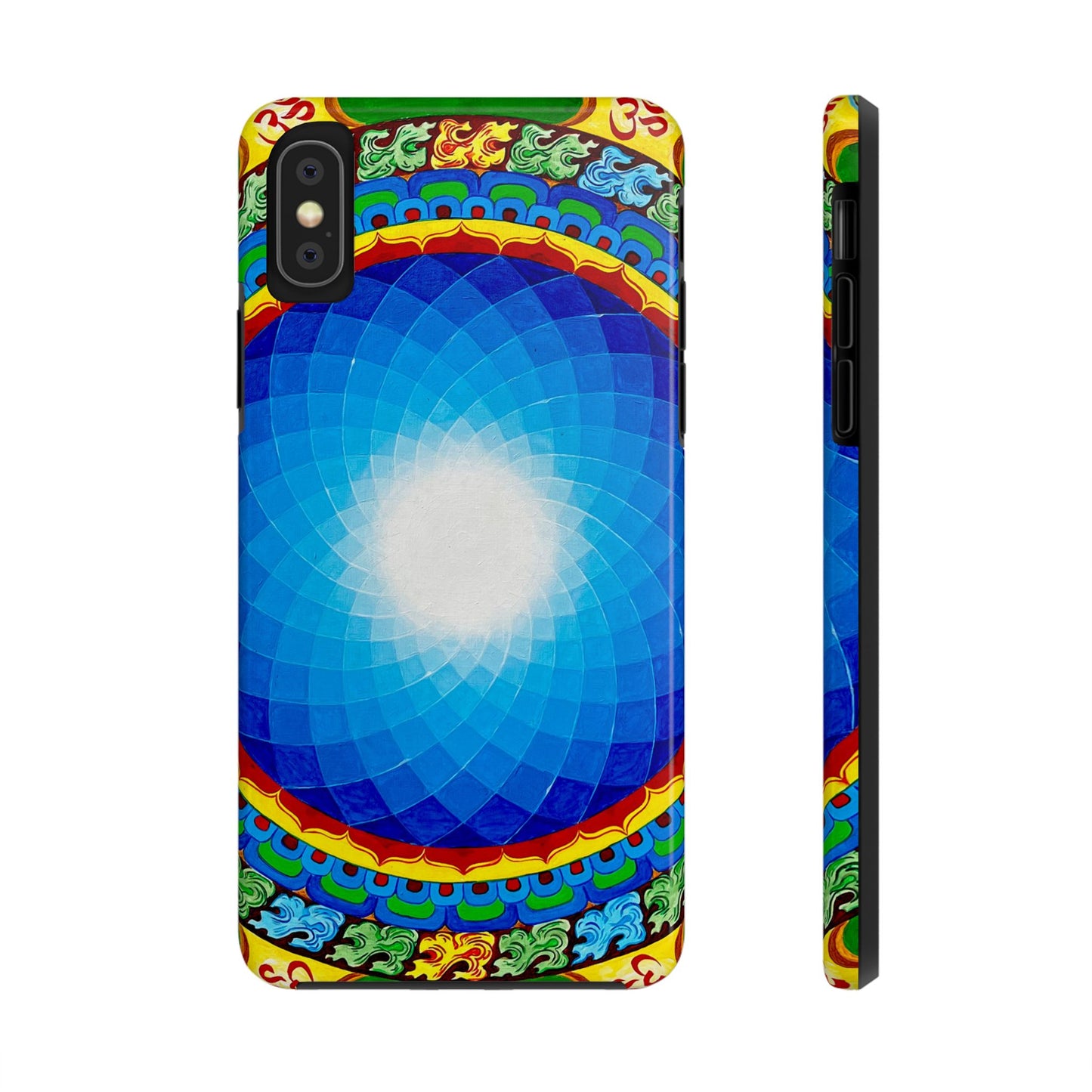 Om Mandala Tough Phone Case | Colorful Design for Stylish Protection