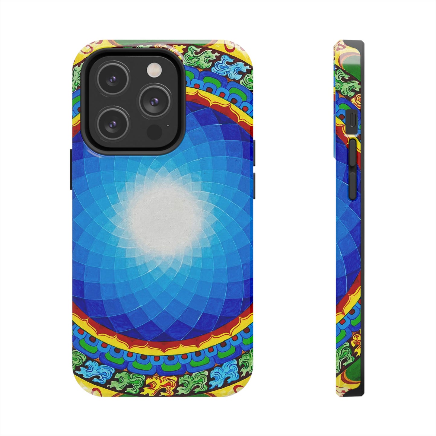Om Mandala Tough Phone Case | Colorful Design for Stylish Protection