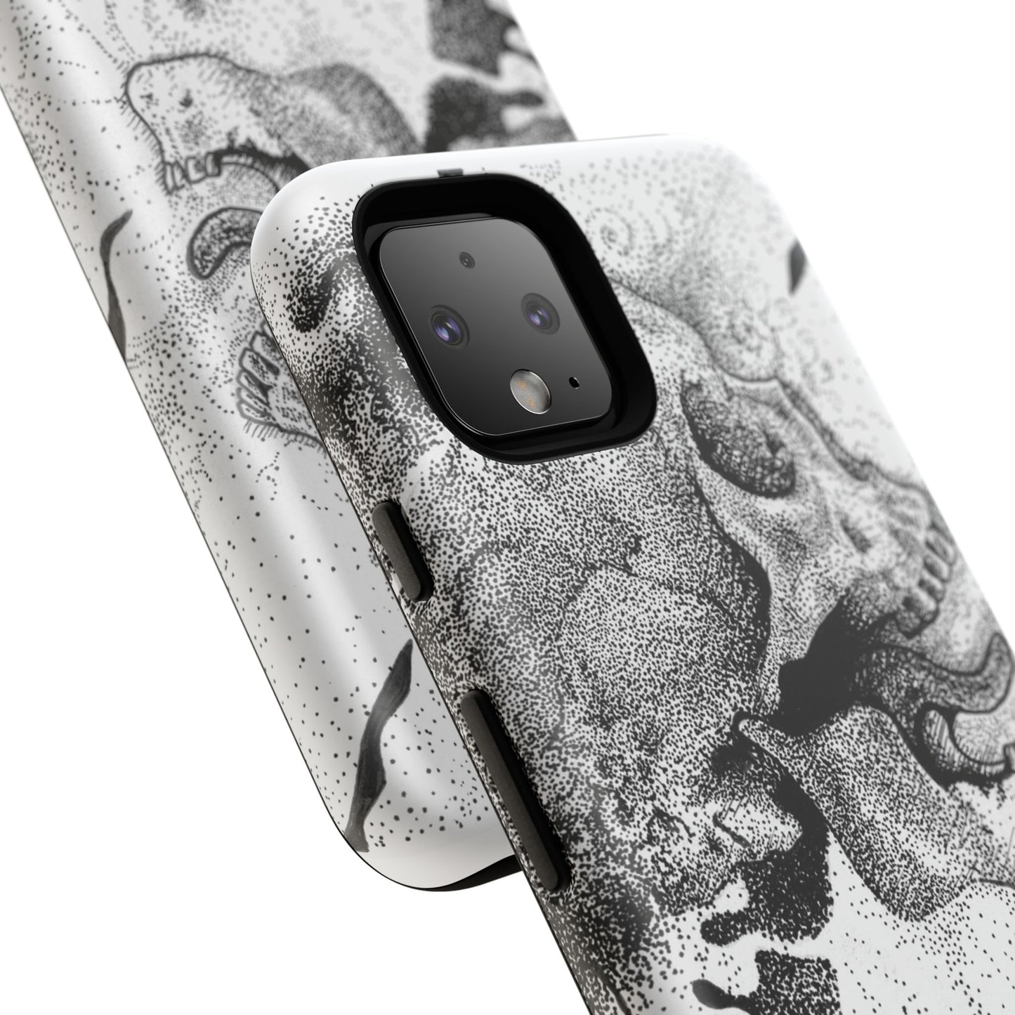 Artistic Skull Phone Case - Tough Protection for Creative Souls