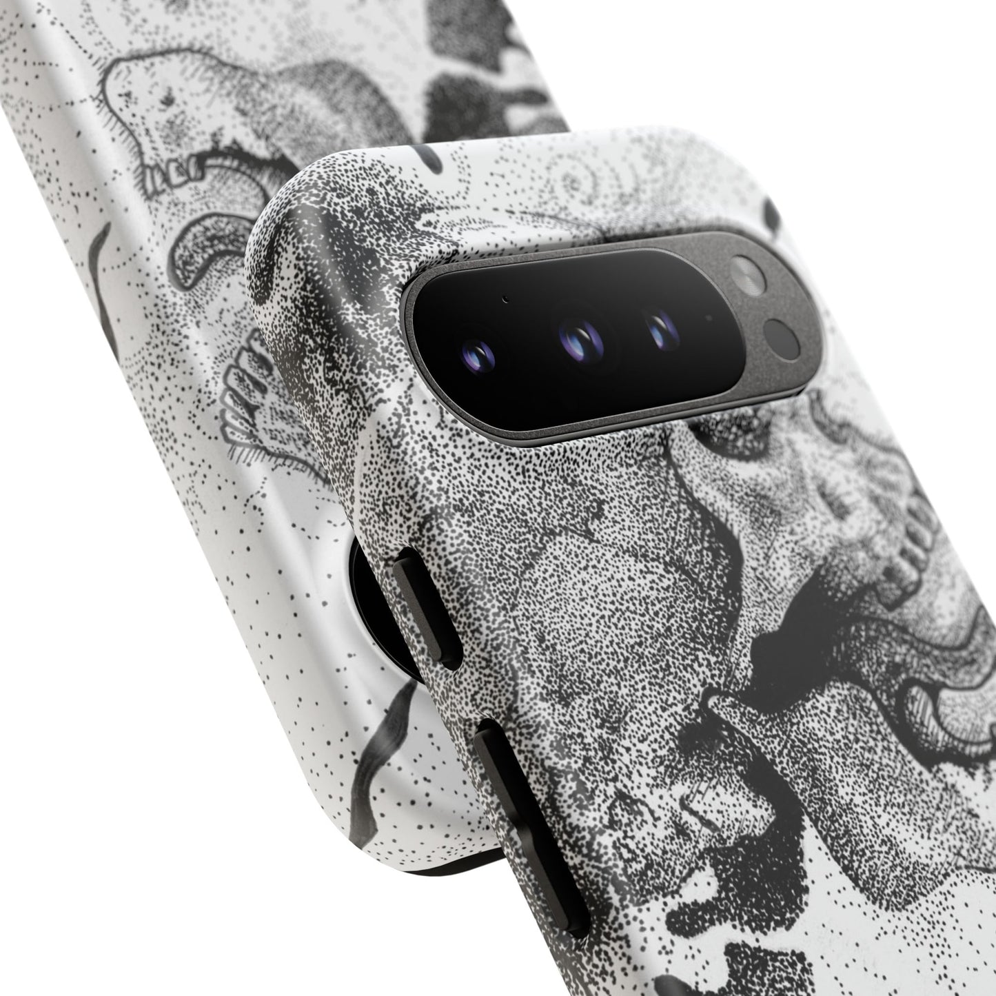 Artistic Skull Phone Case - Tough Protection for Creative Souls
