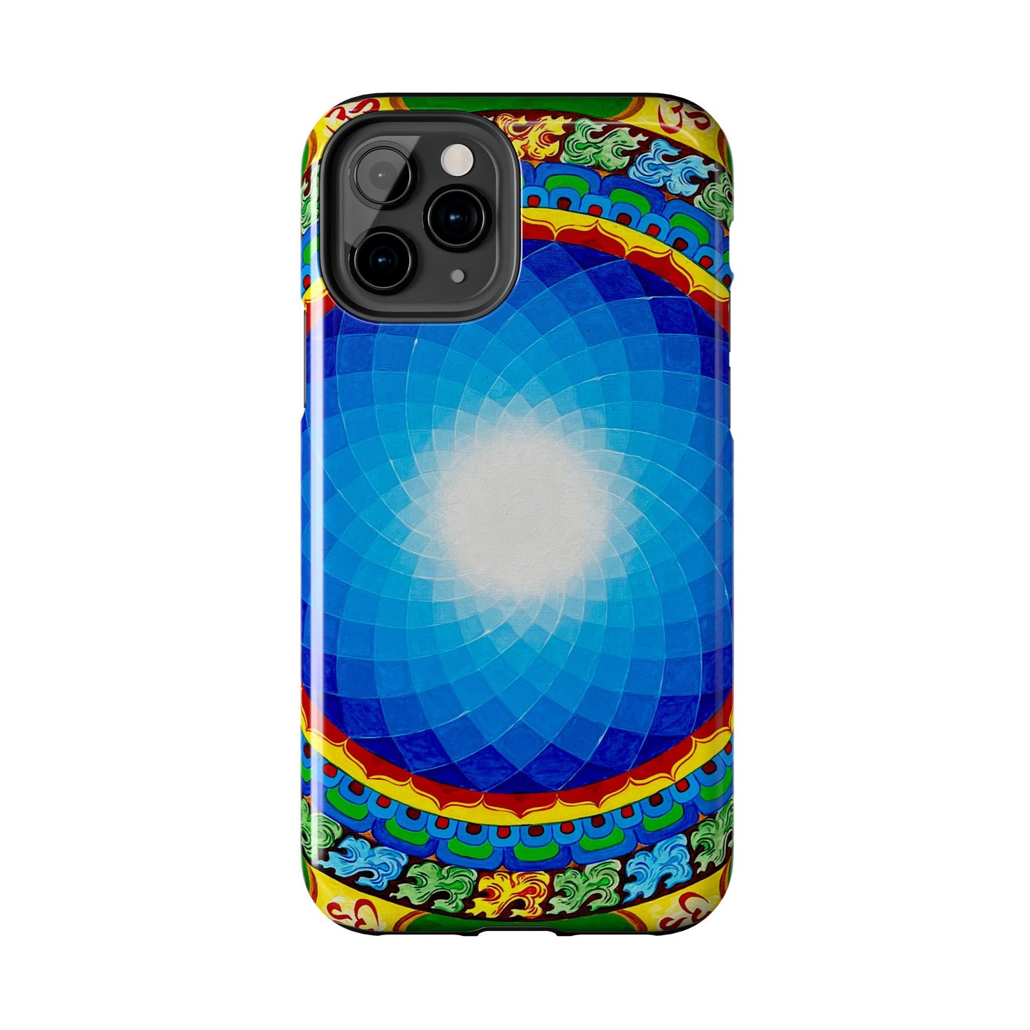 Om Mandala Tough Phone Case | Colorful Design for Stylish Protection