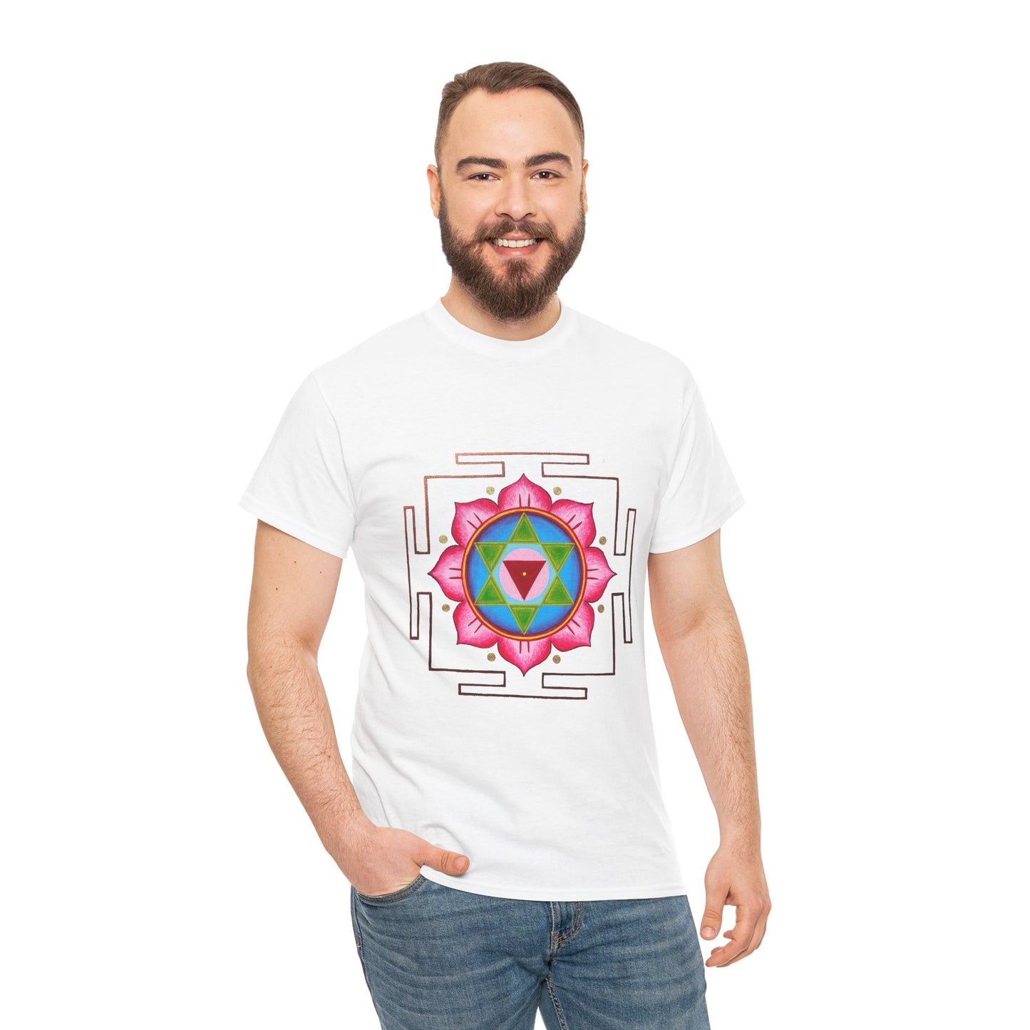 Tara Yantra Unisex Heavy Cotton Tee