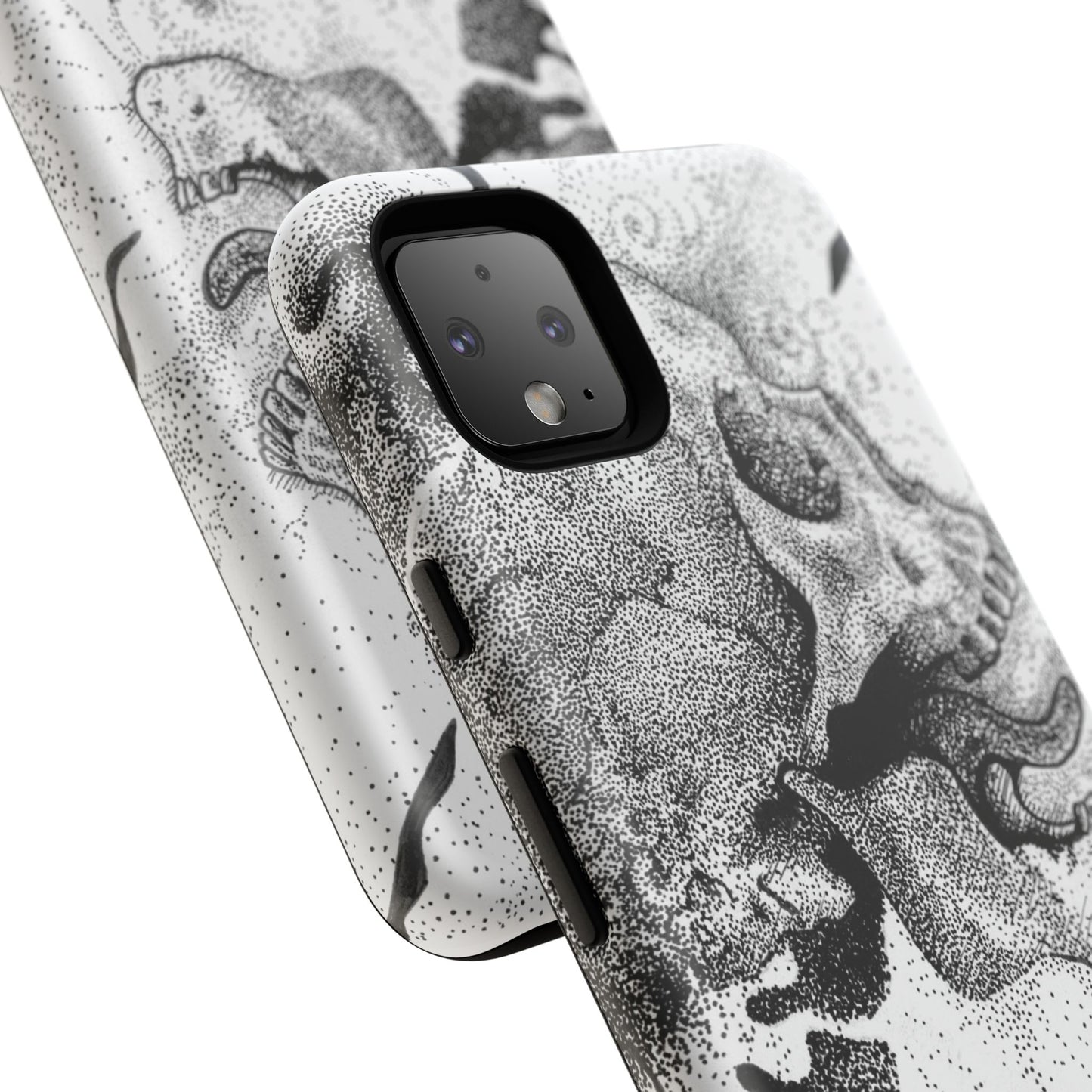 Artistic Skull Phone Case - Tough Protection for Creative Souls