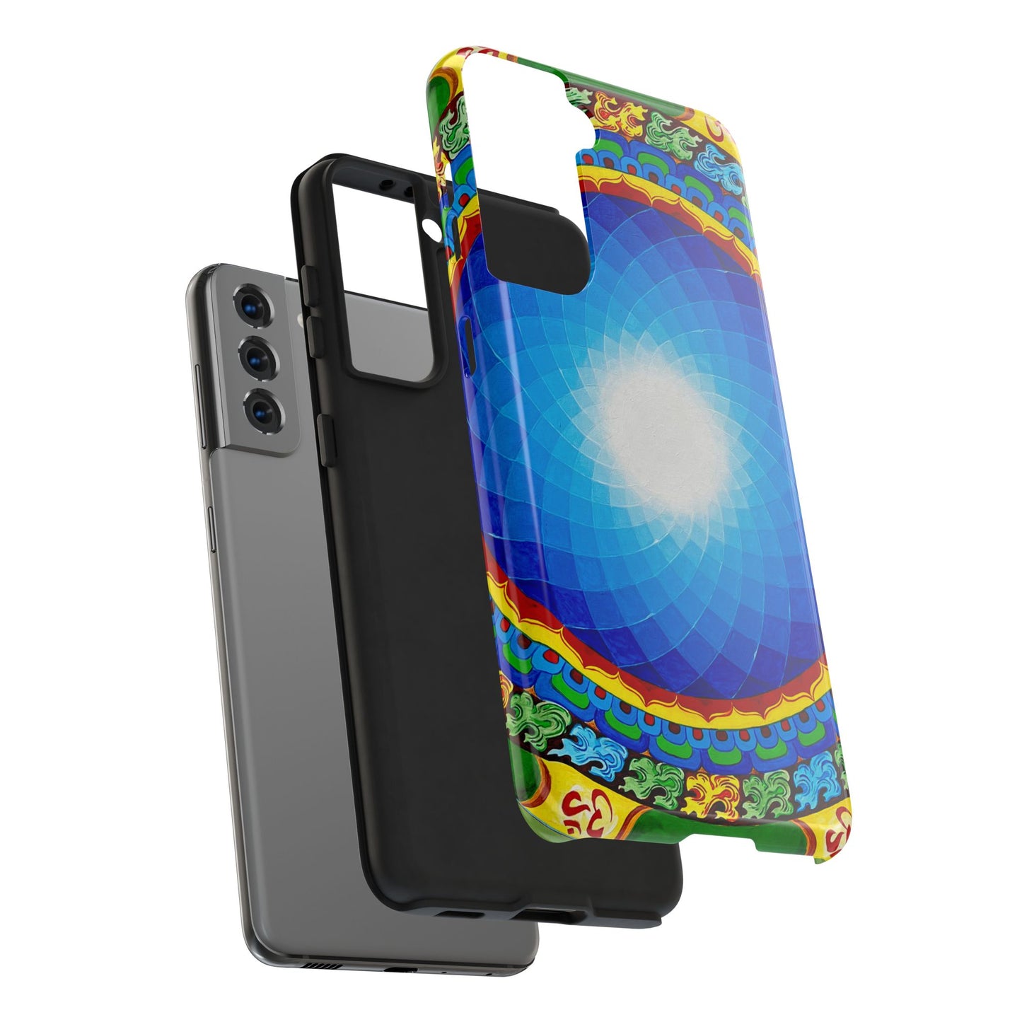 Om Mandala Tough Phone Case | Colorful Design for Stylish Protection