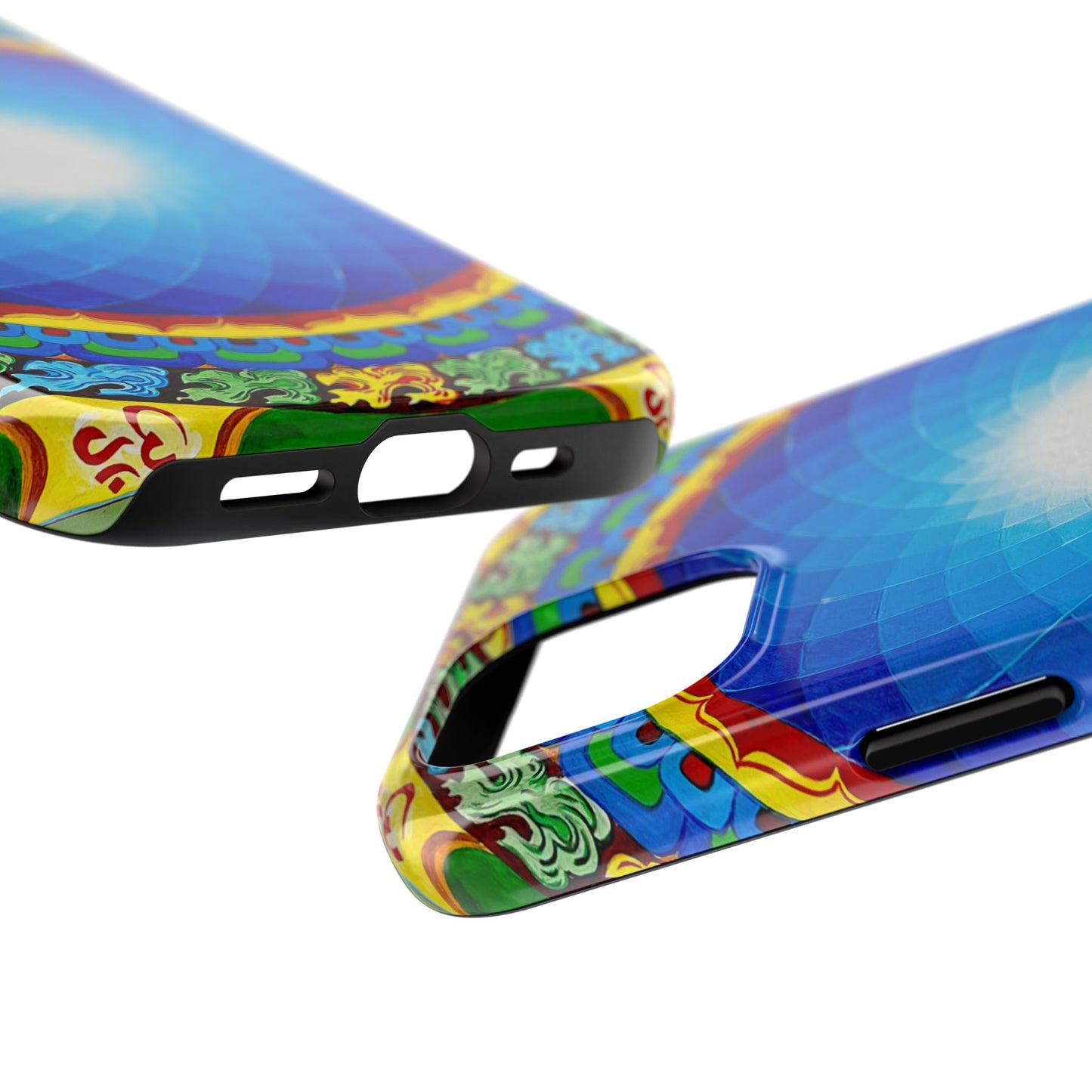 Om Mandala Tough Phone Case | Colorful Design for Stylish Protection