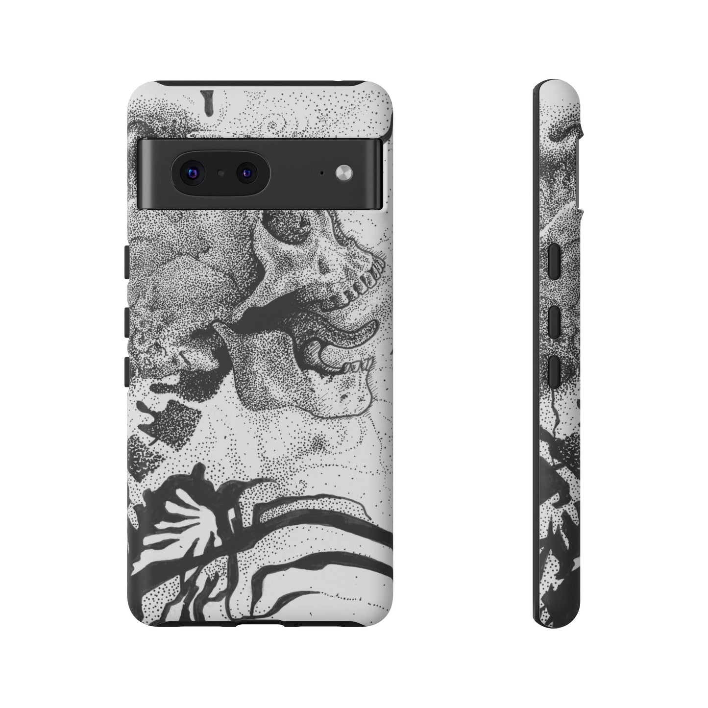 Artistic Skull Phone Case - Tough Protection for Creative Souls