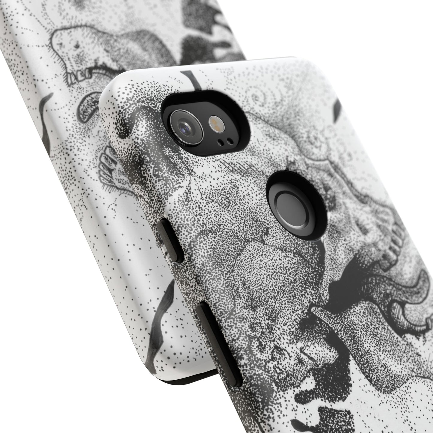 Artistic Skull Phone Case - Tough Protection for Creative Souls